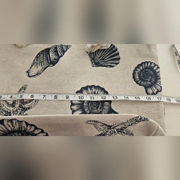 Starfish Nautical Print Canvas Tote Bag 🐚⛵️ - Picture 2 of 6